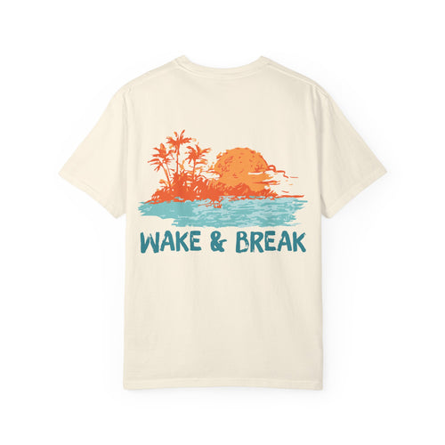 Wake & Break "Sunset Surf" Tee